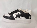 BAPE STA Low-Top Sneakers – Black & White
