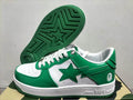 BAPE STA Low-Top Sneakers – Green & White