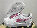BAPE STA Low-Top Sneakers – White & Pink Camo