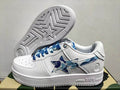 BAPE STA Low-Top Sneakers – White & Blue Camo