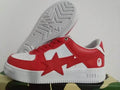 BAPE STA OS #2 M2 Low-Top Sneakers – Red & White