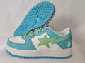 BAPE STA Low-Top Sneakers – Turquoise, White & Mint Green