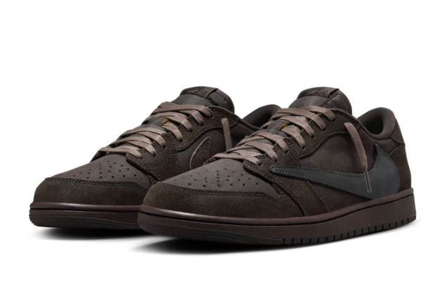 Travis Scott x Air Jordan 1 Retro Low OG SP “Velvet Brown” – Brown / Black