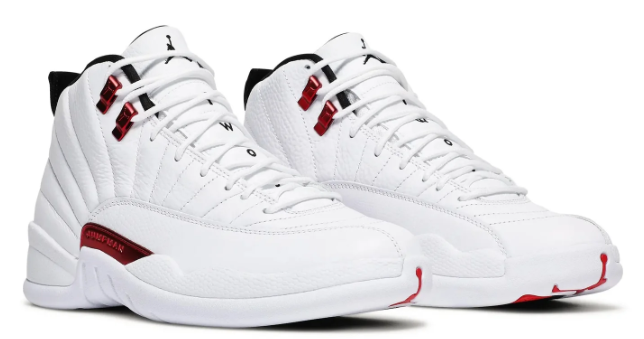 Air Jordan 12 Retro 'Twist' – White, University Red & Black