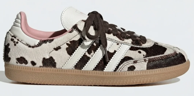 adidas Women's Samba Sneakers – Cow Print