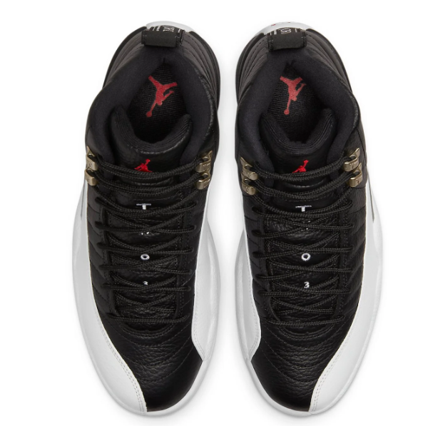 Air Jordan 12 Retro "Playoffs" (2022) Sneakers - Black / White / Silver