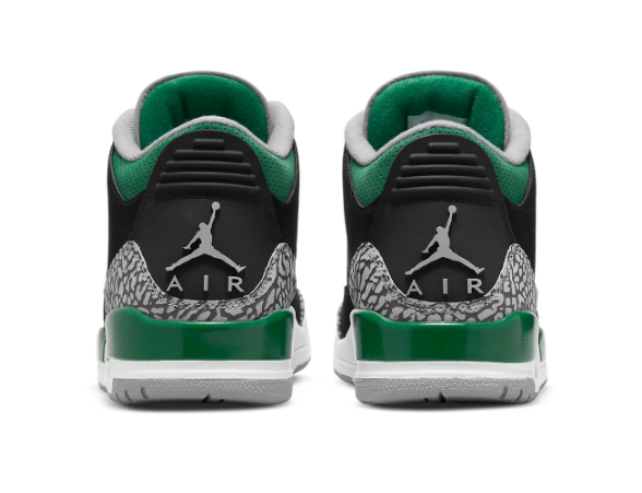 Air Jordan 3 Retro “Pine Green” – Black / Green / Cement Grey