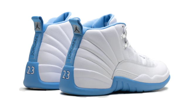 Air Jordan 12 “Melo” 2025 – White / Light Blue