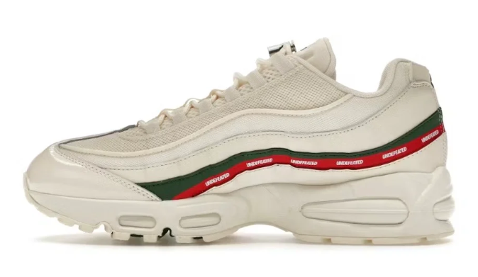 Undefeated x Nike Air Max 95 SP 'Sail' Sneakers