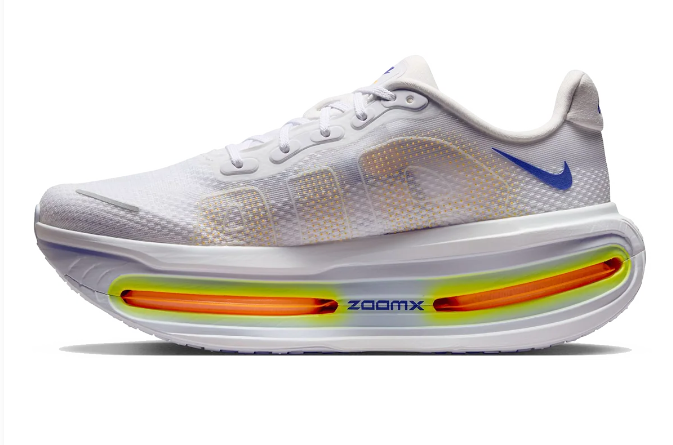 Nike Vomero Premium Running Shoes – White / Grey / Blue