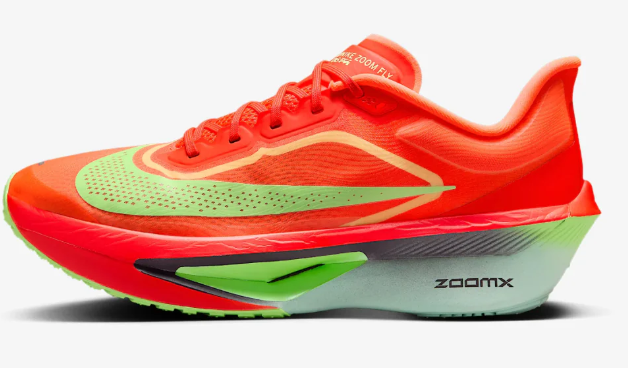 Nike Zoom Fly 6 Men's Running Shoes – Orange-Red & Lime Green