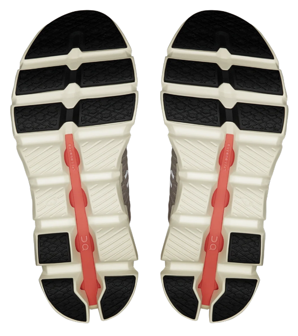 On Cloudswift V4 Running Shoes - Cream / Taupe / Coral