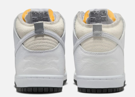Nike SB x Anti-Hero Dunk High Skate Shoes – White/Black