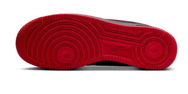 Nike Air Force 1 Low ’07 “Bred” Men’s Sneakers | Black / Red
