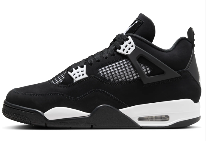 Air Jordan 4 Retro “White Thunder” 2024 – Black / White