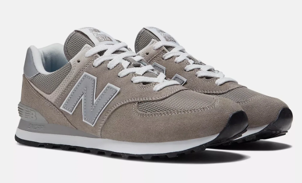 New Balance 574 Core Sneakers – Grey/White