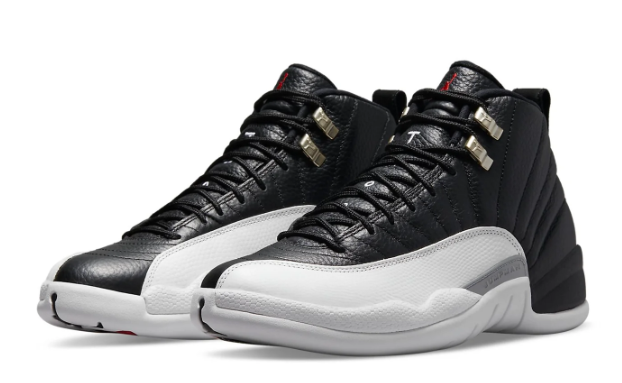 Air Jordan 12 Retro "Playoffs" (2022) Sneakers - Black / White / Silver