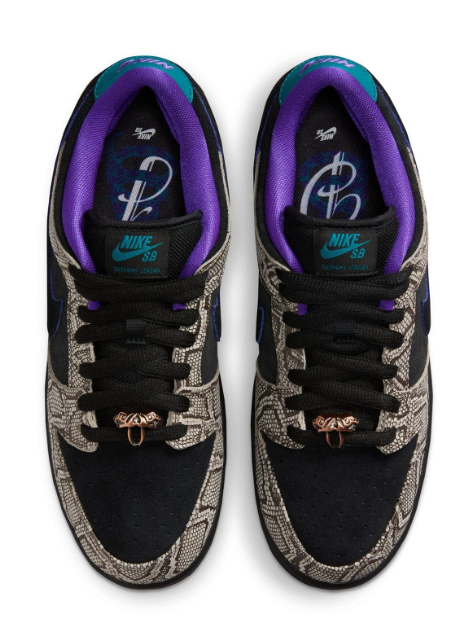Nike SB Dunk Low x Dashawn Jordan Skate Shoes – Snakeskin
