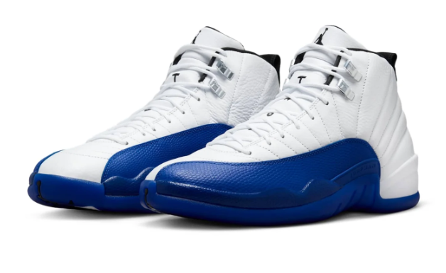 Air Jordan 12 “Blueberry” – White / Game Royal / Black