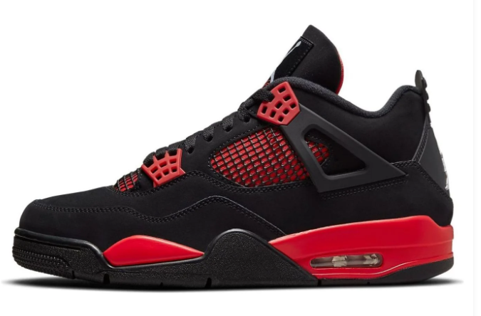 Air Jordan 4 Retro “Red Thunder” – Black / Red