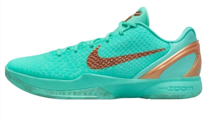 Nike Kobe 6 Protro "Jalen Brunson Statue of Liberty" - Turquoise / Metallic Copper