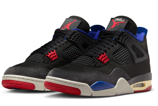 Air Jordan 4 Retro “Rare Air” – Black / Blue / Red