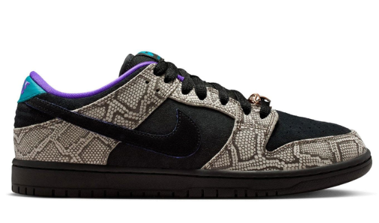 Nike SB Dunk Low x Dashawn Jordan Skate Shoes – Snakeskin