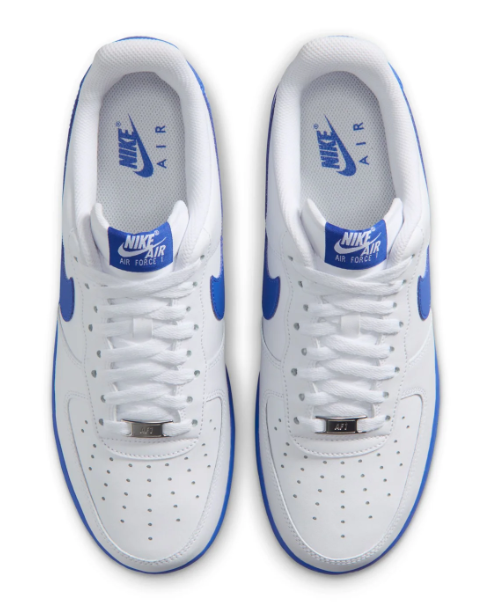 Nike Air Force 1 Low ’07 Men’s Sneakers | White / Game Royal | FJ4146-126