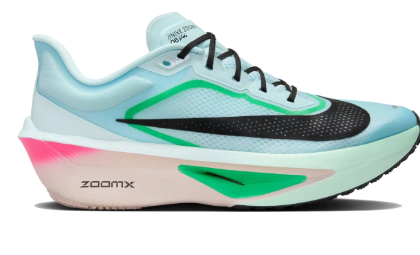 Nike Zoom Fly 6 Running Shoes - Light Blue / Green