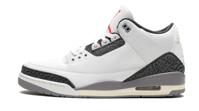 Air Jordan 3 Retro “Cement Grey” – White / Grey / Black