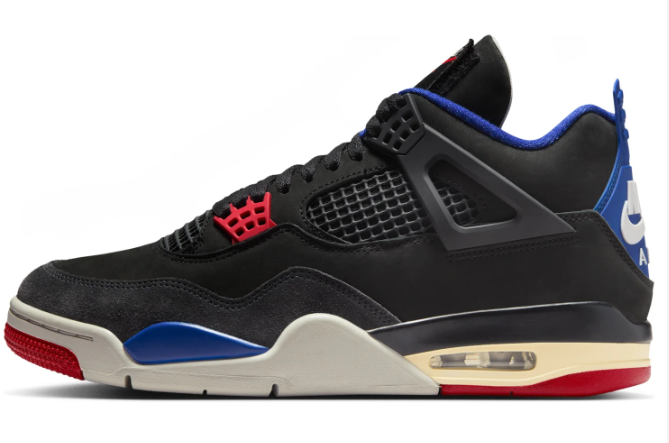 Air Jordan 4 Retro “Rare Air” – Black / Blue / Red